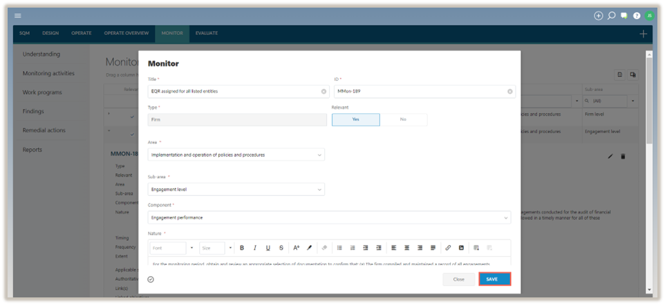 Sélectionnez Enregistrer. 